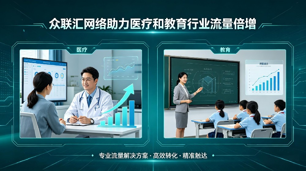 众联汇深耕垂直赛道，赋能品牌增长 —— 医疗+教育数字化营销领跑者！